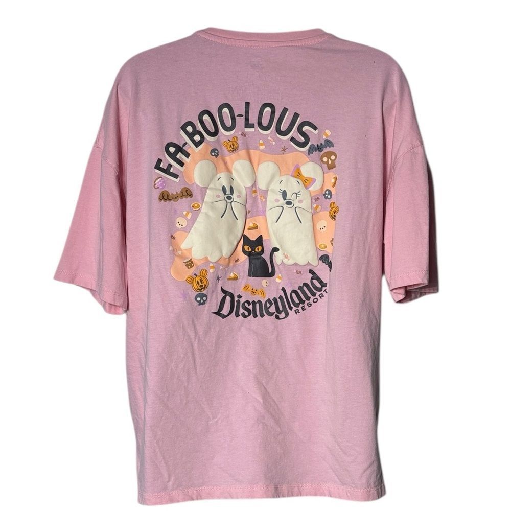 Disney parks Disneyland ghost Mickey Minnie Halloween fa-boo-lous shirt